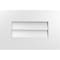 Ekena Millwork Vertical Surface Mount PVC Gable Vent: Non-Functional, w/ 3-1/2"W x 1"P Standard Frame, 18"W x 12"H GVPVE18X1201SN - alternate 1